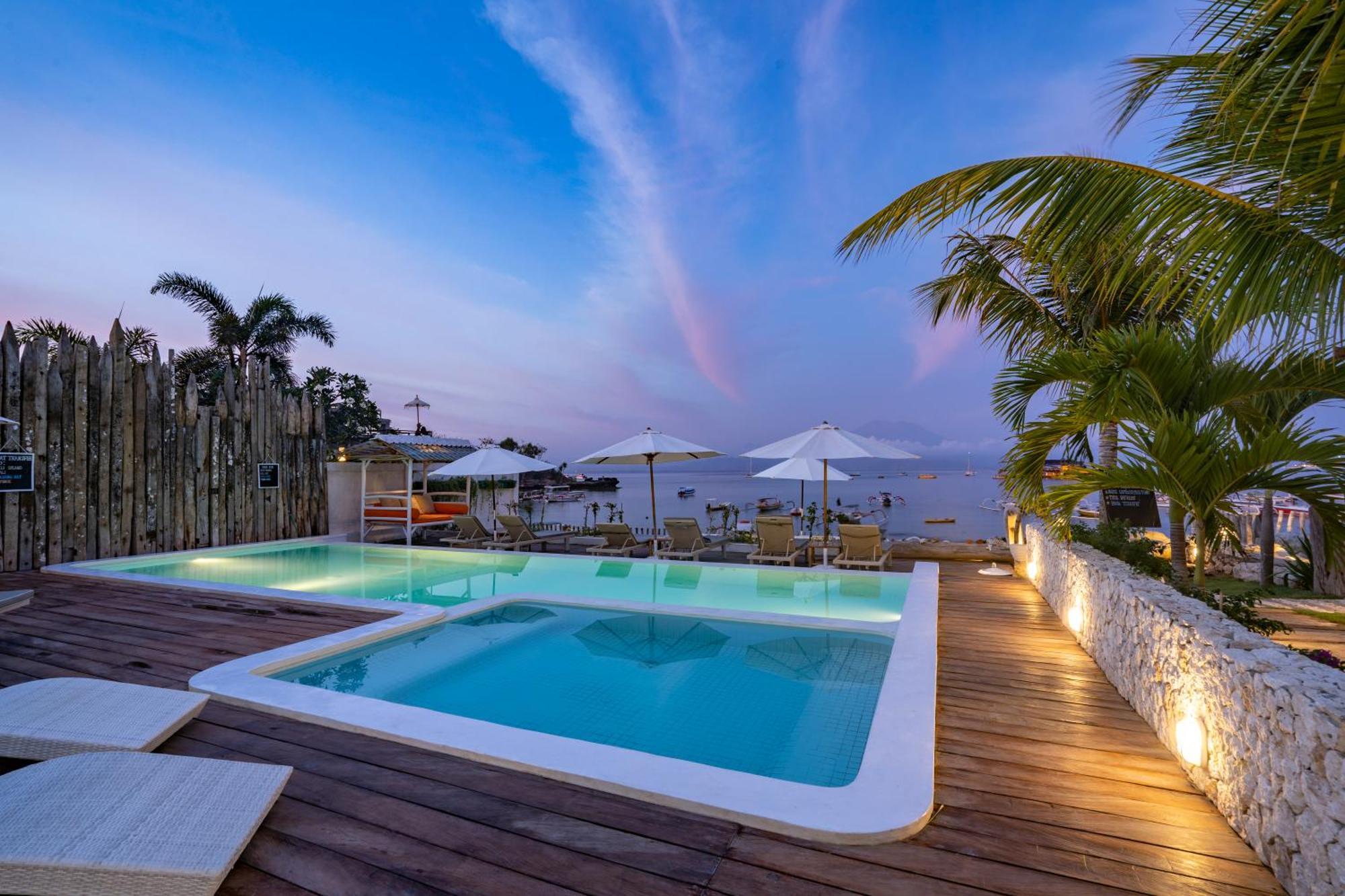 Paus Putih Hotel Lembongan Exteriör bild